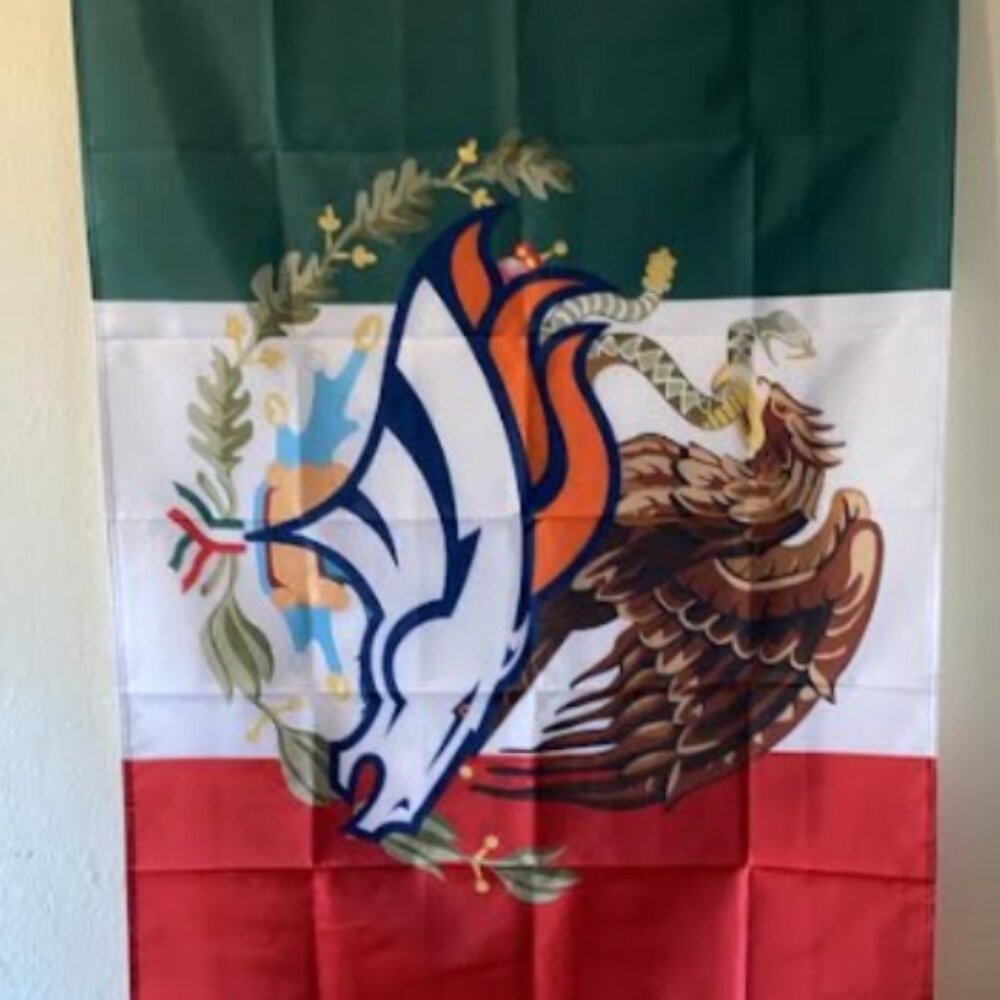Denver Broncos 3’x5' Mexican Flag!